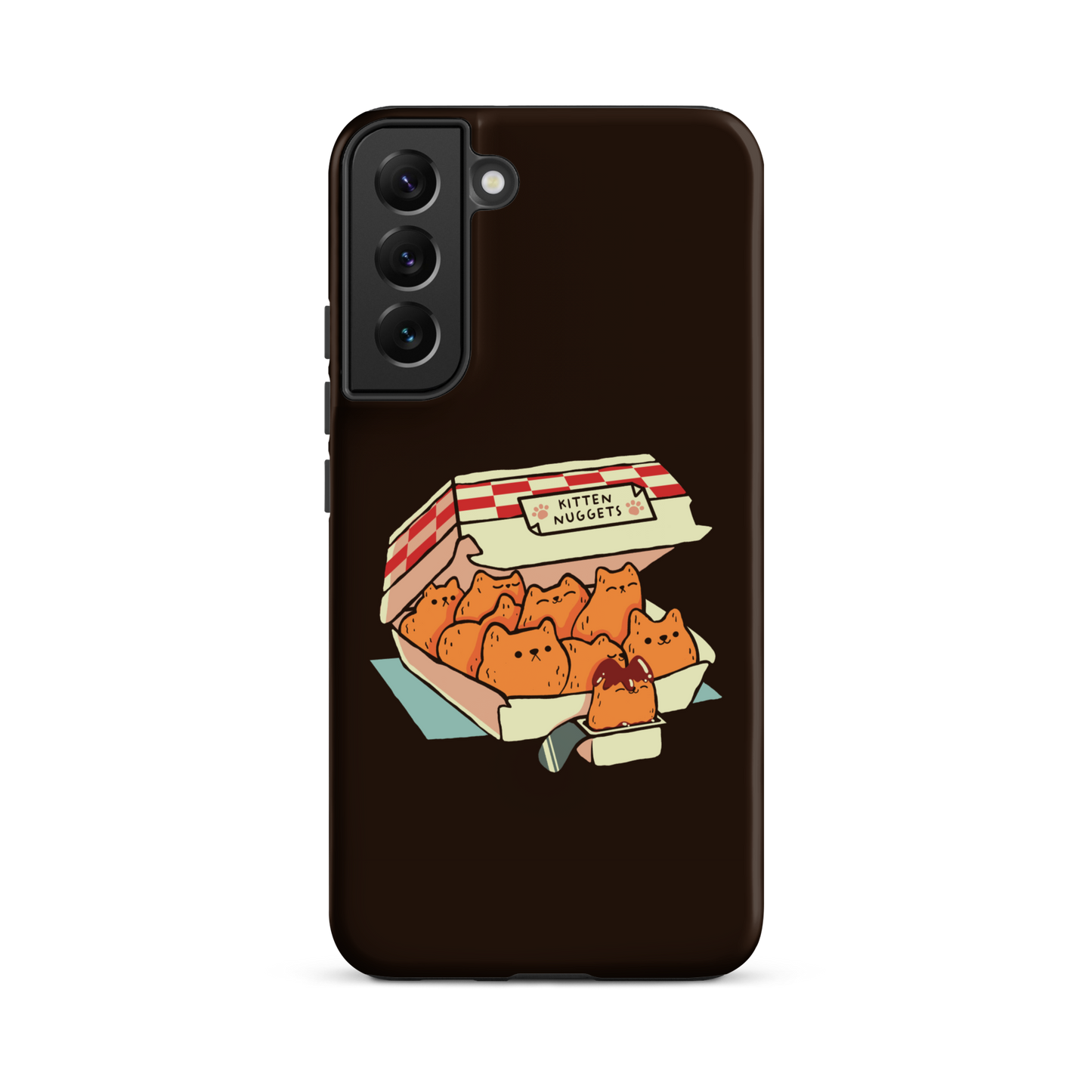 A box of cute nuggets that are shaped like cute kittens. An art that mixes humor, kittens and fast food.