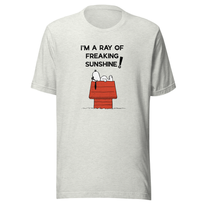 An iconic sleepy dog lies across his rooftop with peak sarcastic energy. A fun and relatable design for anyone who shines… but only after coffee.