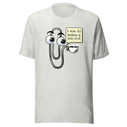The famous Clippy, the iconic paperclip saying “I WAS AI BEFORE IT WAS EVIL”. The little paperclip that was always there to help—or at least try to. The perfect gift to declare your love with a hint of nostalgia for those who remember the late Clippy.