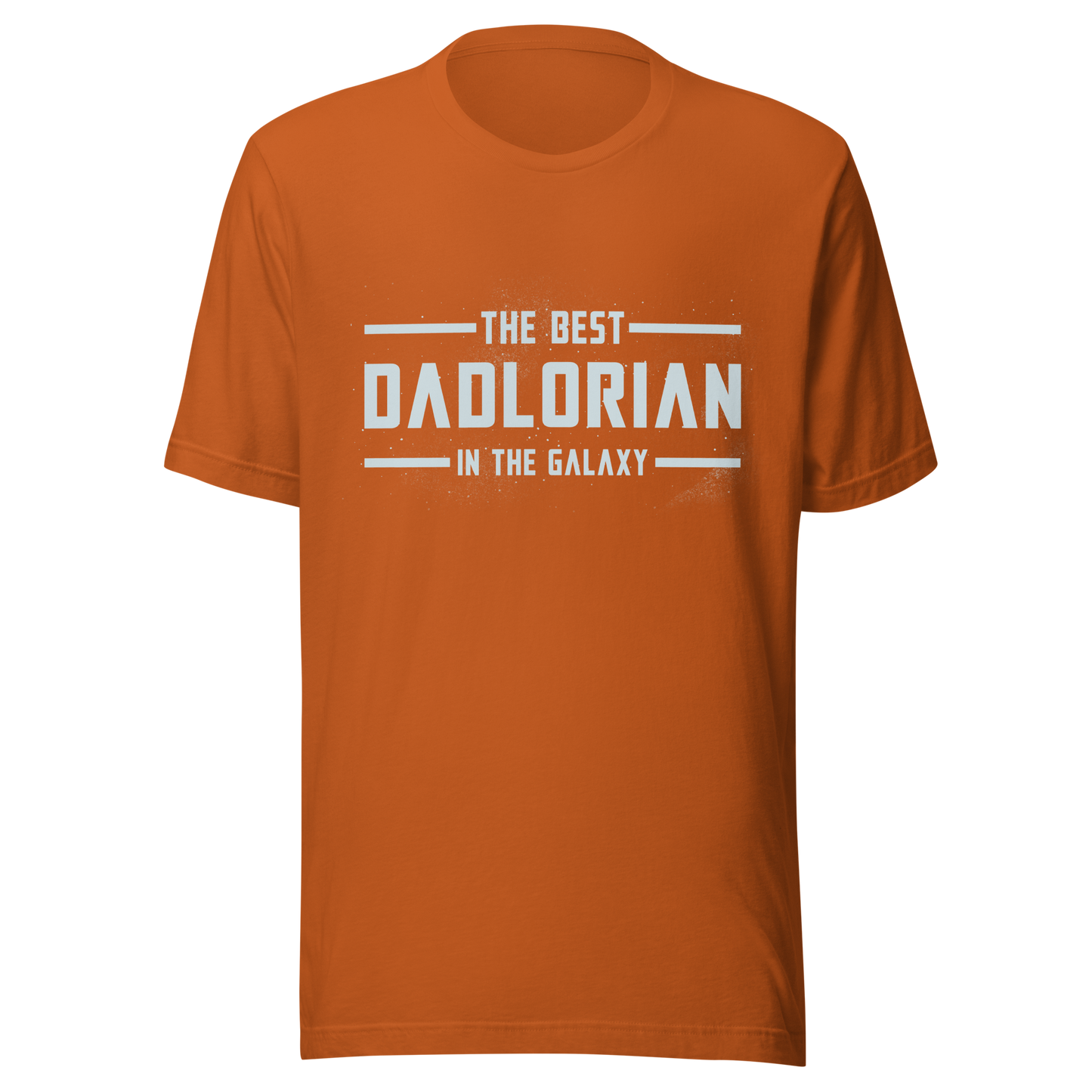 A typography-style artwork featuring the phrase “The Best DadLorian in The Galaxy” surrounded by small stars. Inspired by sci-fi adventures and galactic themes, the design combines humor and fandom in a fun tribute perfect for dads who are the true heroes of the universe.