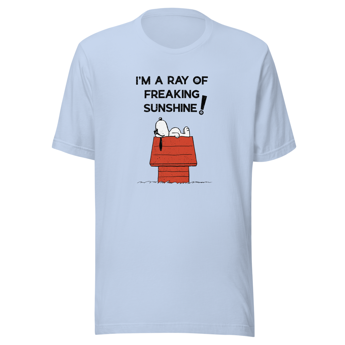 An iconic sleepy dog lies across his rooftop with peak sarcastic energy. A fun and relatable design for anyone who shines… but only after coffee.