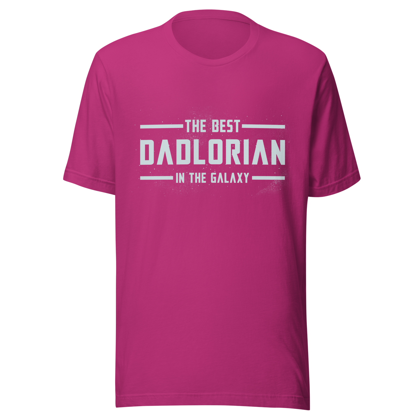 A typography-style artwork featuring the phrase “The Best DadLorian in The Galaxy” surrounded by small stars. Inspired by sci-fi adventures and galactic themes, the design combines humor and fandom in a fun tribute perfect for dads who are the true heroes of the universe.