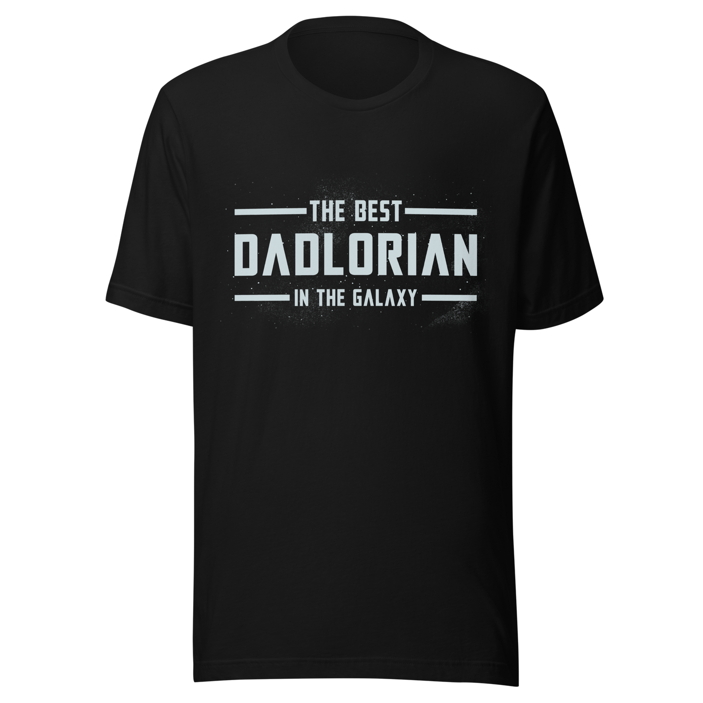 A typography-style artwork featuring the phrase “The Best DadLorian in The Galaxy” surrounded by small stars. Inspired by sci-fi adventures and galactic themes, the design combines humor and fandom in a fun tribute perfect for dads who are the true heroes of the universe.