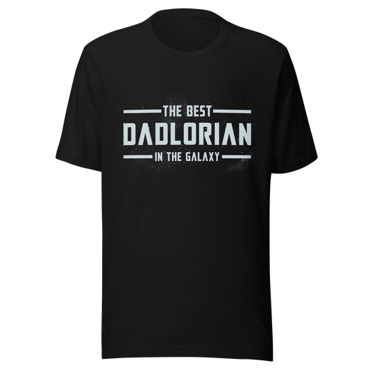 A typography-style artwork featuring the phrase “The Best DadLorian in The Galaxy” surrounded by small stars. Inspired by sci-fi adventures and galactic themes, the design combines humor and fandom in a fun tribute perfect for dads who are the true heroes of the universe.