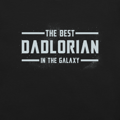 A typography-style artwork featuring the phrase “The Best DadLorian in The Galaxy” surrounded by small stars. Inspired by sci-fi adventures and galactic themes, the design combines humor and fandom in a fun tribute perfect for dads who are the true heroes of the universe.