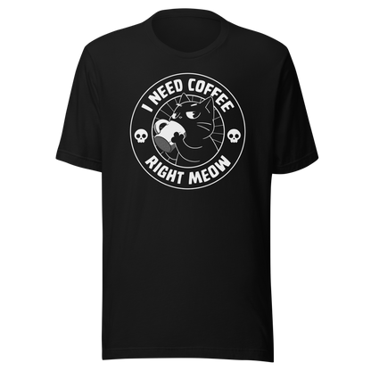 A cat enjoying a hot cup of coffee, paired with the phrase ‘I Need Coffee Right Meow’. This playful design blends feline charm with caffeine-fuelled attitude, perfect for cat lovers who can’t function without their morning brew. Cute, relatable and full of purr-sonality.