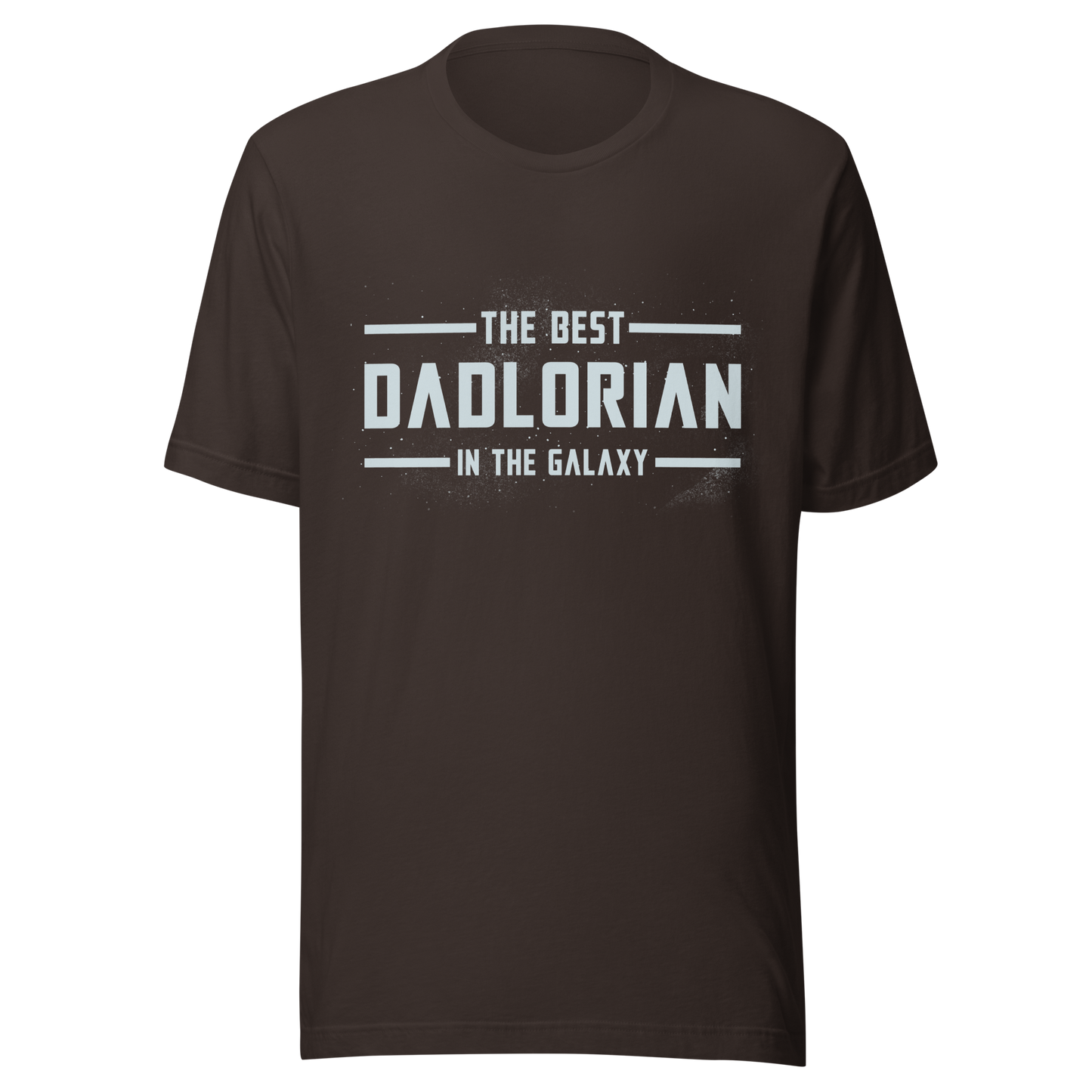 A typography-style artwork featuring the phrase “The Best DadLorian in The Galaxy” surrounded by small stars. Inspired by sci-fi adventures and galactic themes, the design combines humor and fandom in a fun tribute perfect for dads who are the true heroes of the universe.