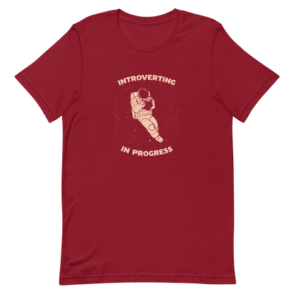 An astronaut floats in space while reading a book, surrounded by twinkling stars. The artwork represents the beauty of introspection and a quiet retreat amidst the universe. Perfect for introverts, passionate readers and dreamers who love the combination of space and tranquility.