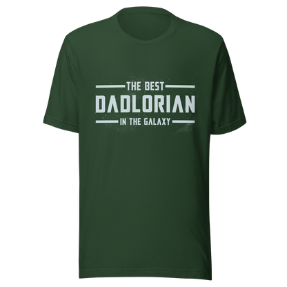 A typography-style artwork featuring the phrase “The Best DadLorian in The Galaxy” surrounded by small stars. Inspired by sci-fi adventures and galactic themes, the design combines humor and fandom in a fun tribute perfect for dads who are the true heroes of the universe.