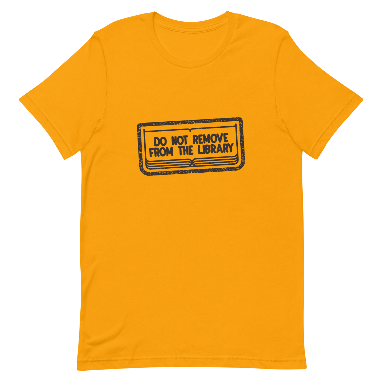 A bold black vintage stamp design with “Do Not Remove From The Library”. This artwork brings vintage library aesthetics with a touch of humor and nostalgia, celebrating the love for books and knowledge. Perfect for librarians, bookworms, students and anyone who cherishes the timeless charm of libraries.