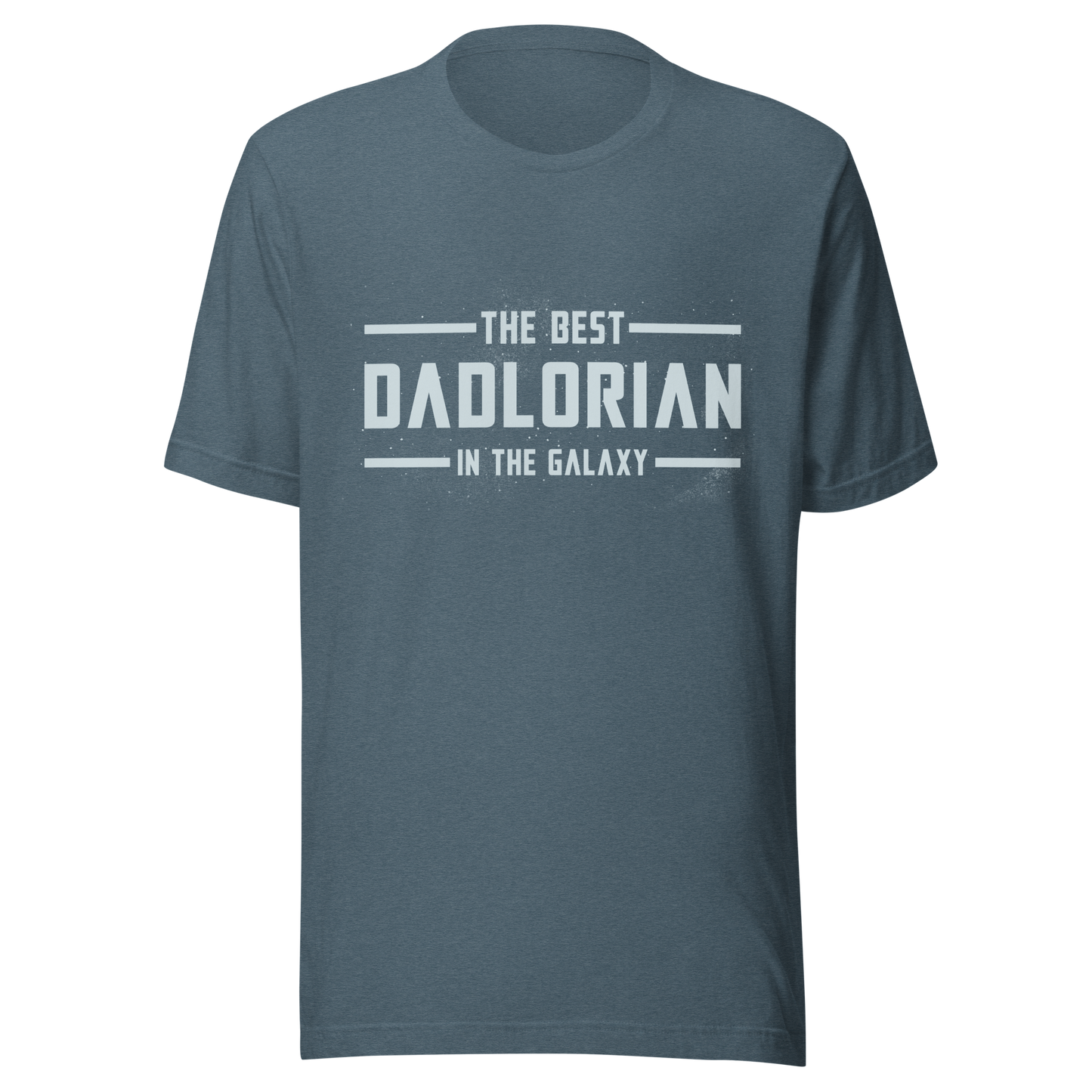 A typography-style artwork featuring the phrase “The Best DadLorian in The Galaxy” surrounded by small stars. Inspired by sci-fi adventures and galactic themes, the design combines humor and fandom in a fun tribute perfect for dads who are the true heroes of the universe.