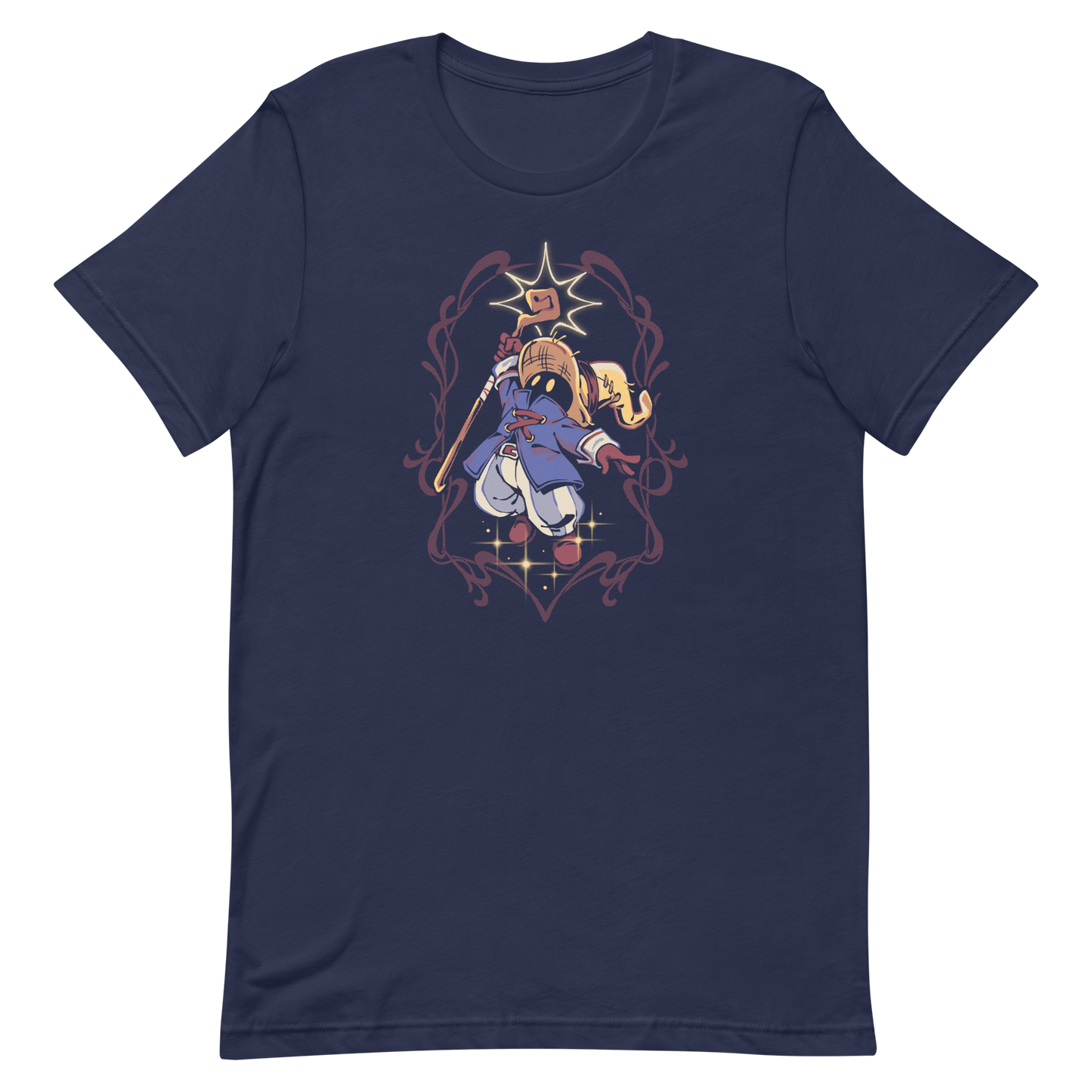 A mysterious dark mage casts a glowing spell with flair, surrounded by magical sparkles and arcane energy. A tribute to classic RPG wizards and their timeless charm.