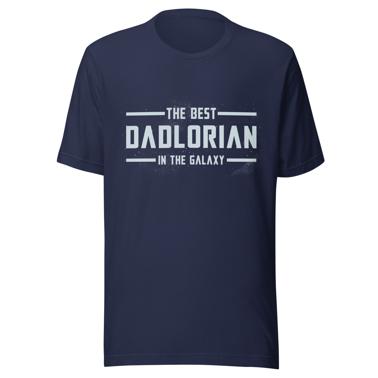 A typography-style artwork featuring the phrase “The Best DadLorian in The Galaxy” surrounded by small stars. Inspired by sci-fi adventures and galactic themes, the design combines humor and fandom in a fun tribute perfect for dads who are the true heroes of the universe.