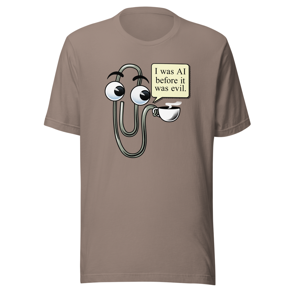 The famous Clippy, the iconic paperclip saying “I WAS AI BEFORE IT WAS EVIL”. The little paperclip that was always there to help—or at least try to. The perfect gift to declare your love with a hint of nostalgia for those who remember the late Clippy.