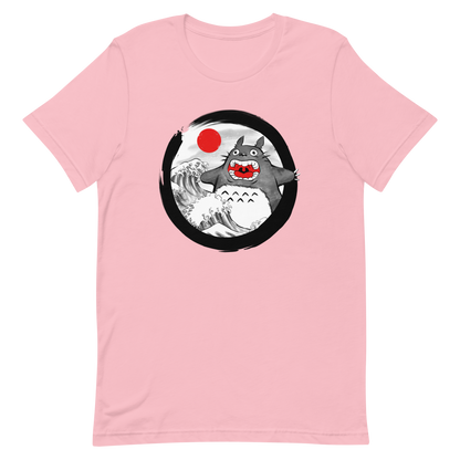 A chaotic mashup of iconic Japanese waves and a not-so-gentle forest spirit. Bold, loud, and totally unexpected.