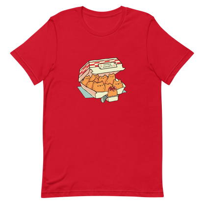 A box of cute nuggets that are shaped like cute kittens. An art that mixes humor, kittens and fast food.