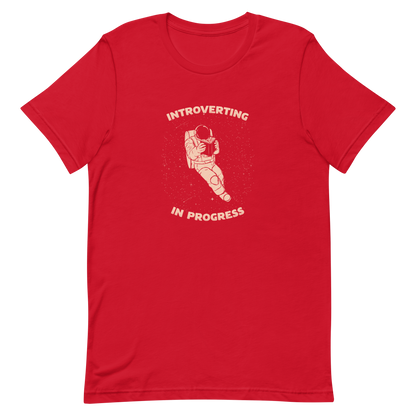 An astronaut floats in space while reading a book, surrounded by twinkling stars. The artwork represents the beauty of introspection and a quiet retreat amidst the universe. Perfect for introverts, passionate readers and dreamers who love the combination of space and tranquility.