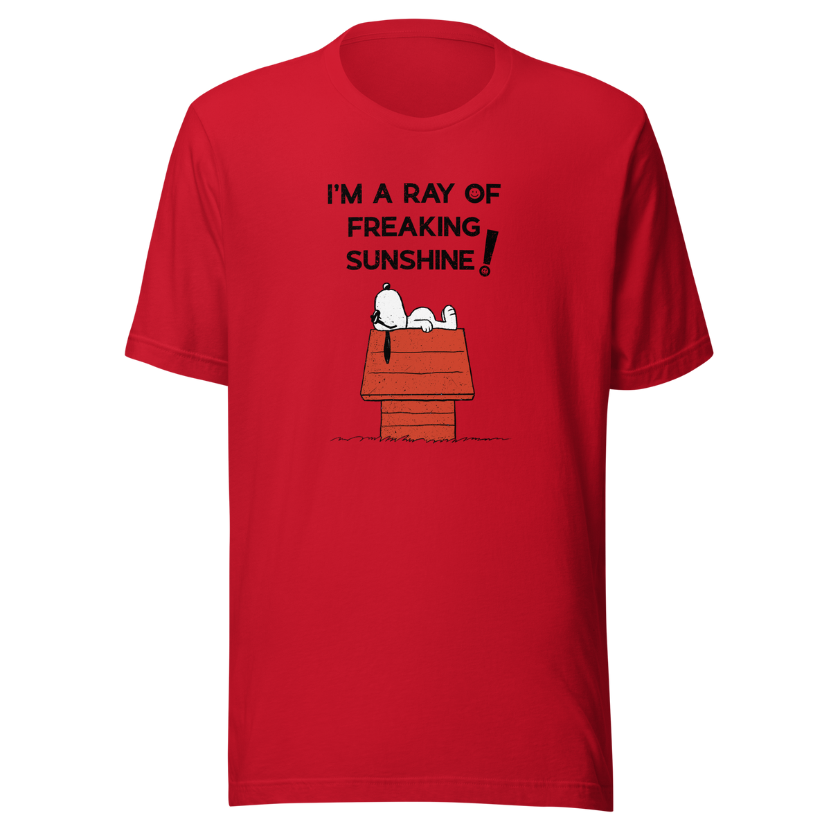 An iconic sleepy dog lies across his rooftop with peak sarcastic energy. A fun and relatable design for anyone who shines… but only after coffee.
