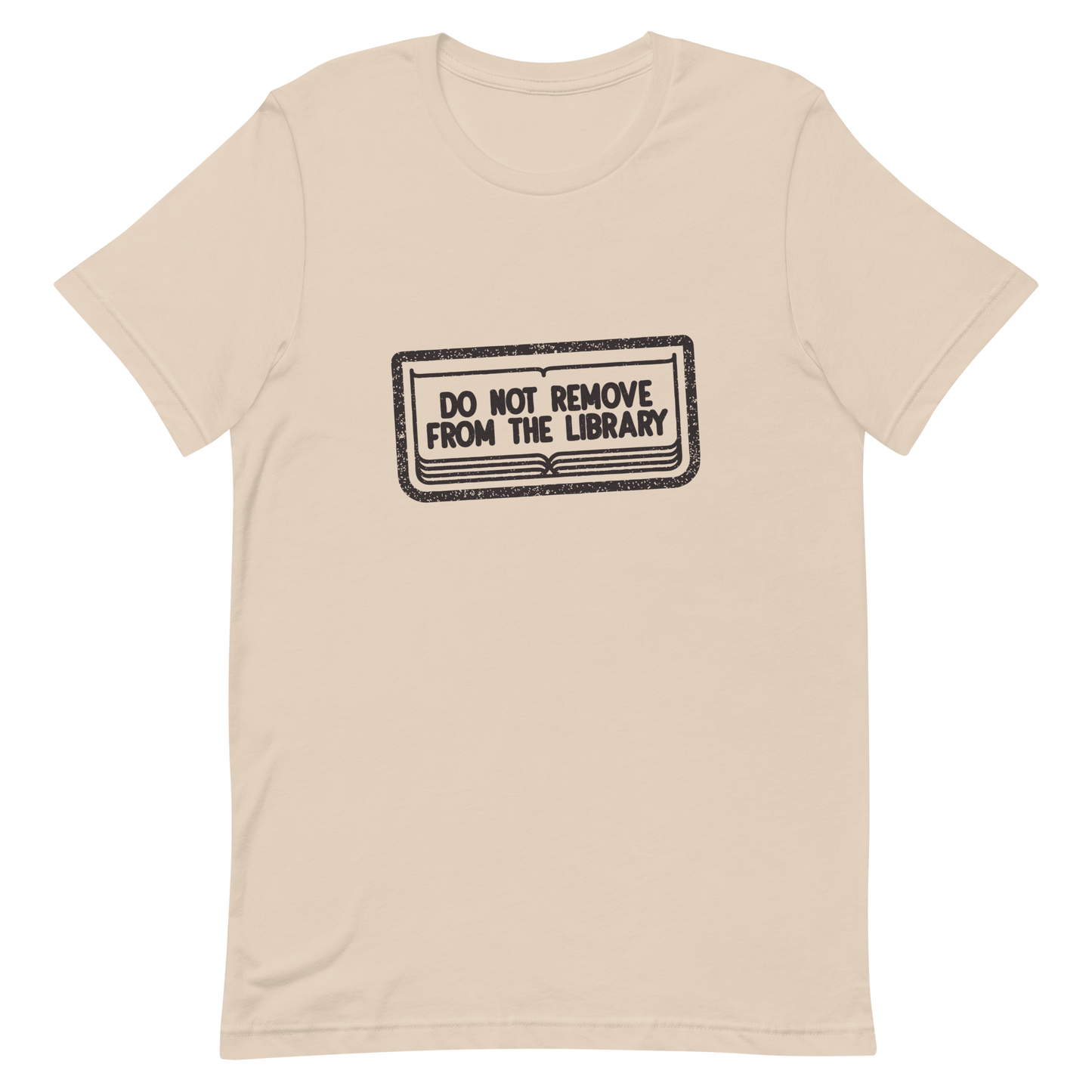 A bold black vintage stamp design with “Do Not Remove From The Library”. This artwork brings vintage library aesthetics with a touch of humor and nostalgia, celebrating the love for books and knowledge. Perfect for librarians, bookworms, students and anyone who cherishes the timeless charm of libraries.