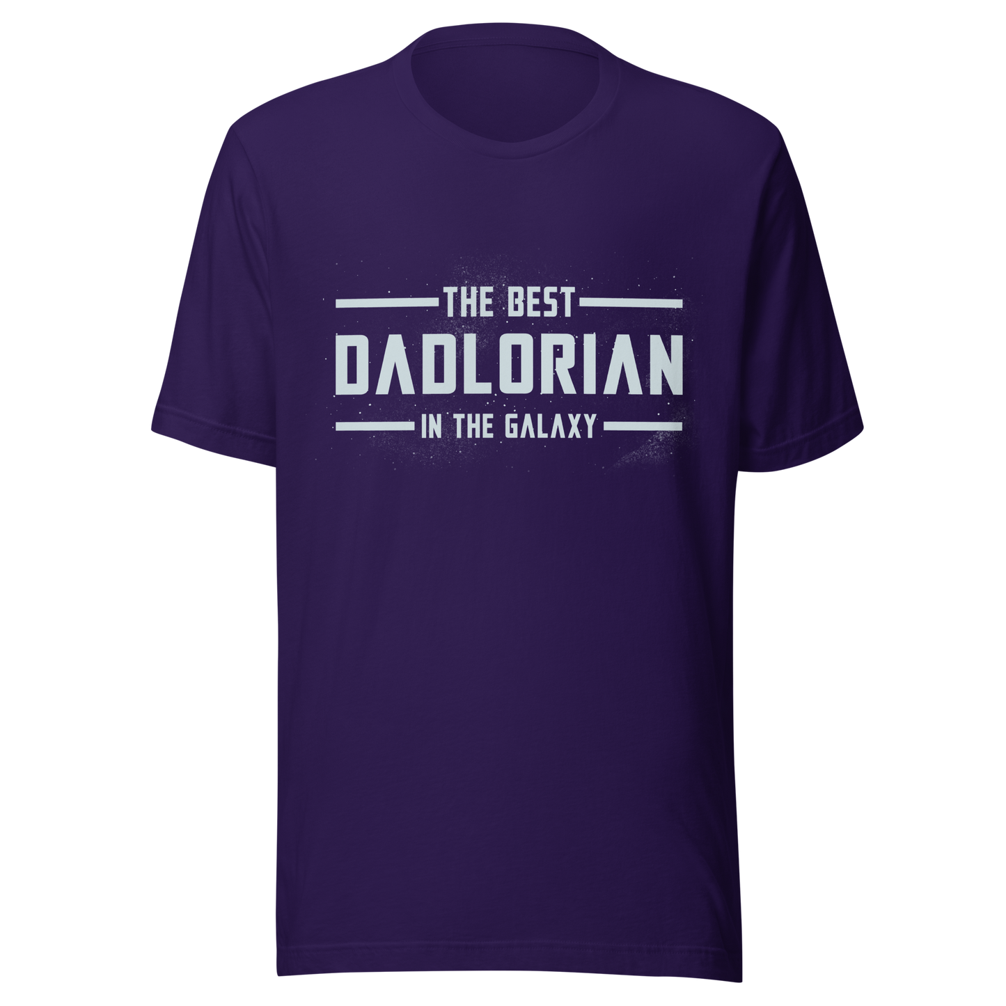 A typography-style artwork featuring the phrase “The Best DadLorian in The Galaxy” surrounded by small stars. Inspired by sci-fi adventures and galactic themes, the design combines humor and fandom in a fun tribute perfect for dads who are the true heroes of the universe.
