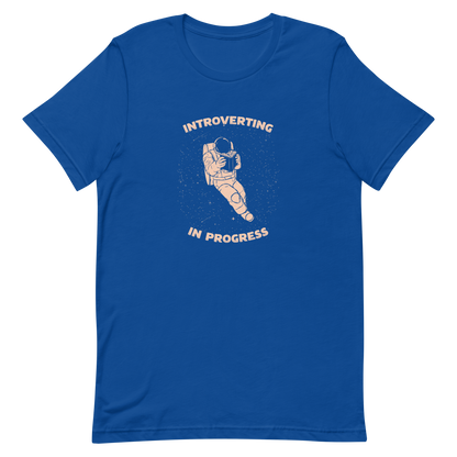 An astronaut floats in space while reading a book, surrounded by twinkling stars. The artwork represents the beauty of introspection and a quiet retreat amidst the universe. Perfect for introverts, passionate readers and dreamers who love the combination of space and tranquility.