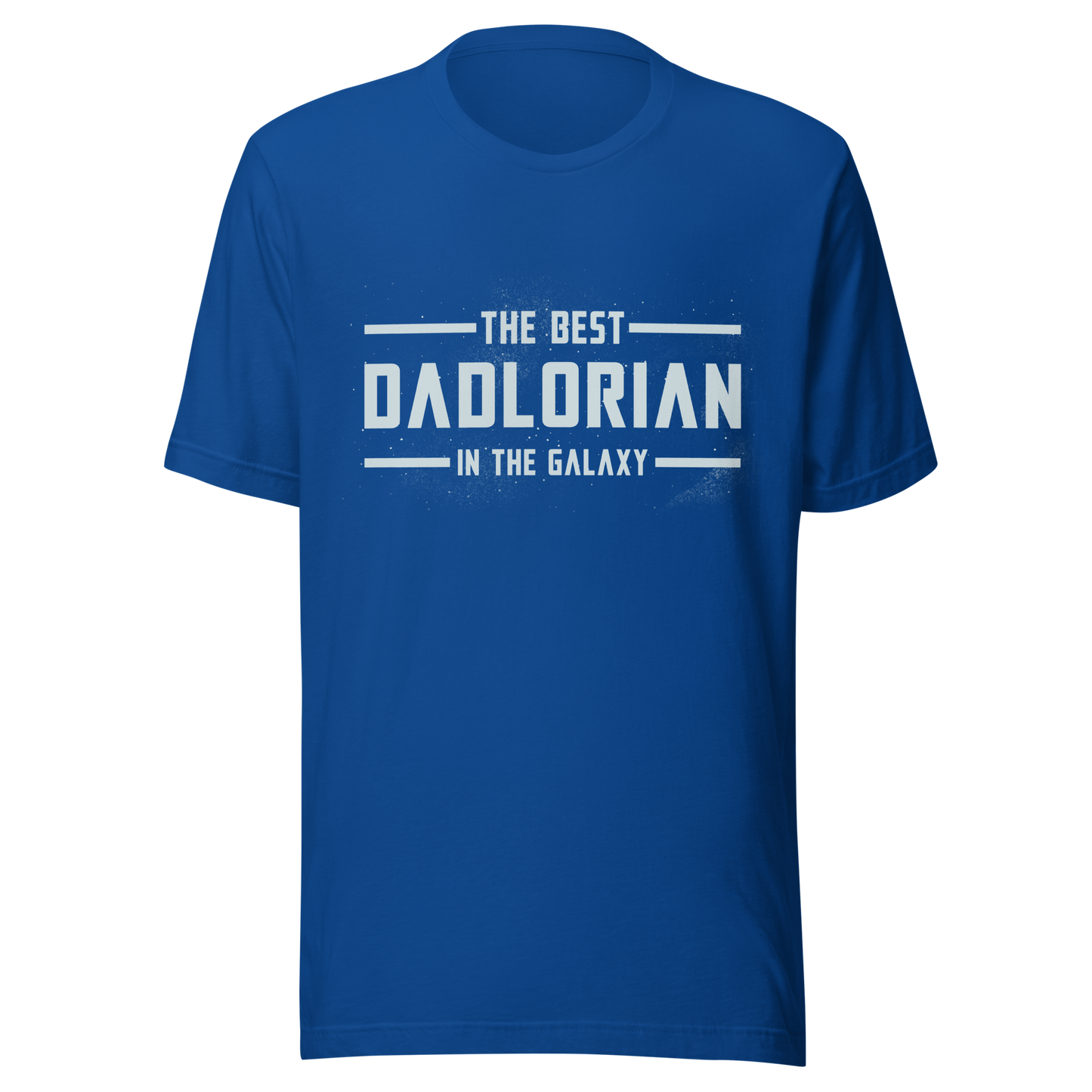 A typography-style artwork featuring the phrase “The Best DadLorian in The Galaxy” surrounded by small stars. Inspired by sci-fi adventures and galactic themes, the design combines humor and fandom in a fun tribute perfect for dads who are the true heroes of the universe.