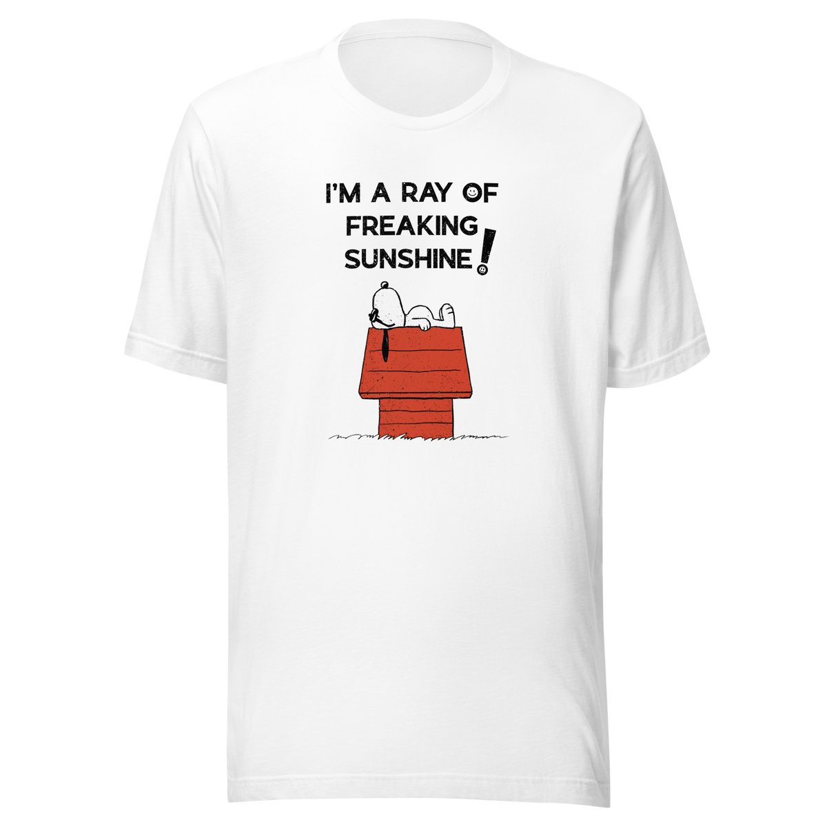 An iconic sleepy dog lies across his rooftop with peak sarcastic energy. A fun and relatable design for anyone who shines… but only after coffee.