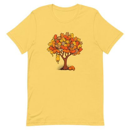 A tree formed by several kittens, some sleeping, others playing. An allusion to where cats come from.