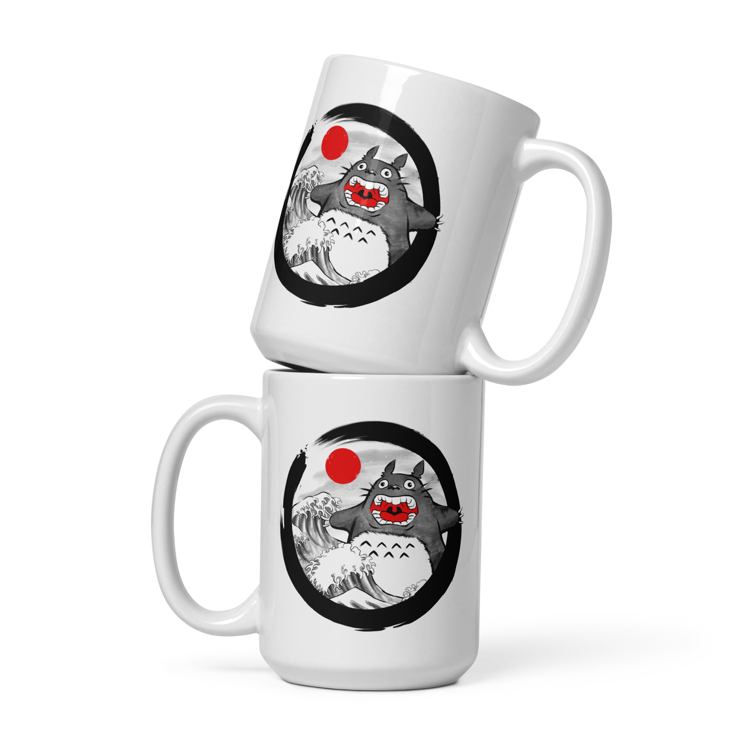 A chaotic mashup of iconic Japanese waves and a not-so-gentle forest spirit. Bold, loud, and totally unexpected.